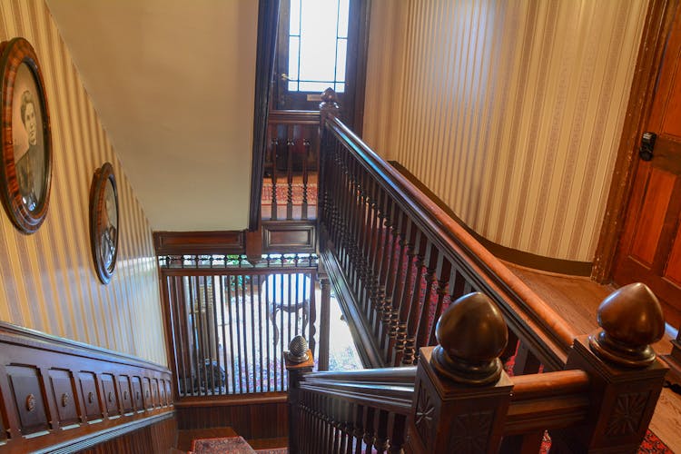 Second floor staircase.