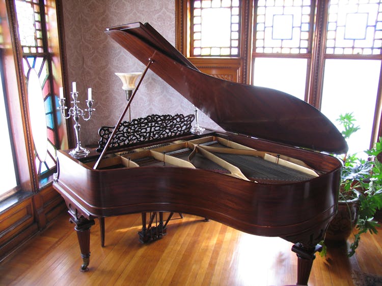Knabe Piano in the Music room (made in 1899 in Baltimore).
