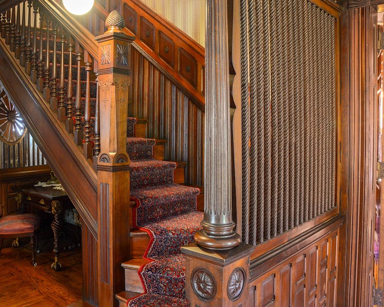 Staircase on first floor.