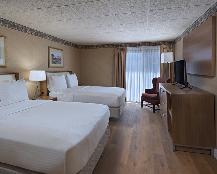 Typical layout of all XL plush double bed rooms