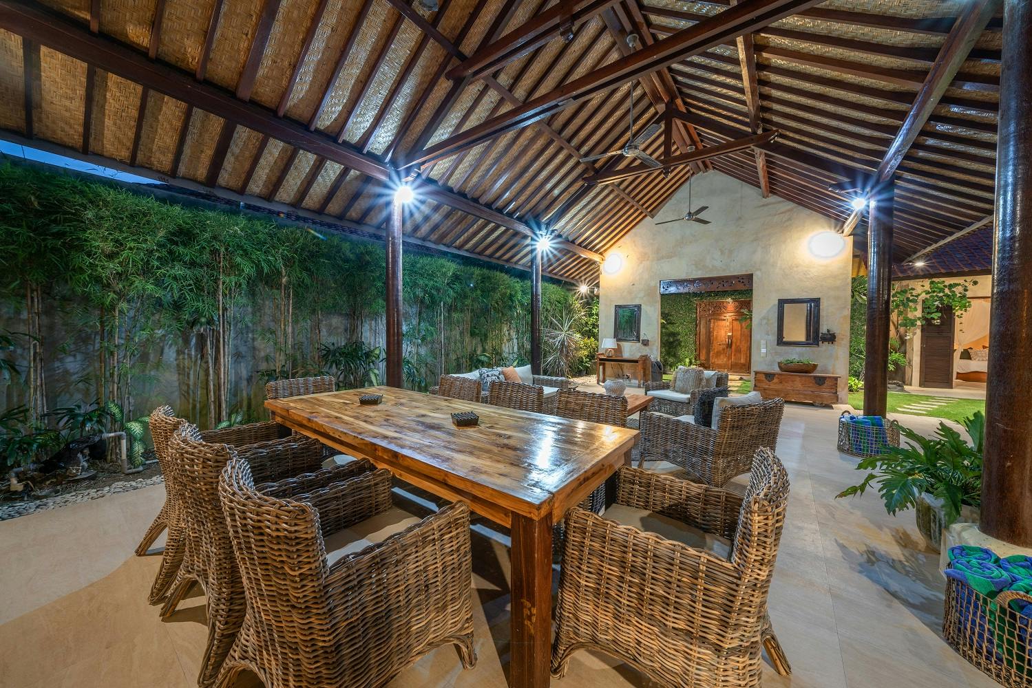 Living Room, Dining Room Villa Rumi