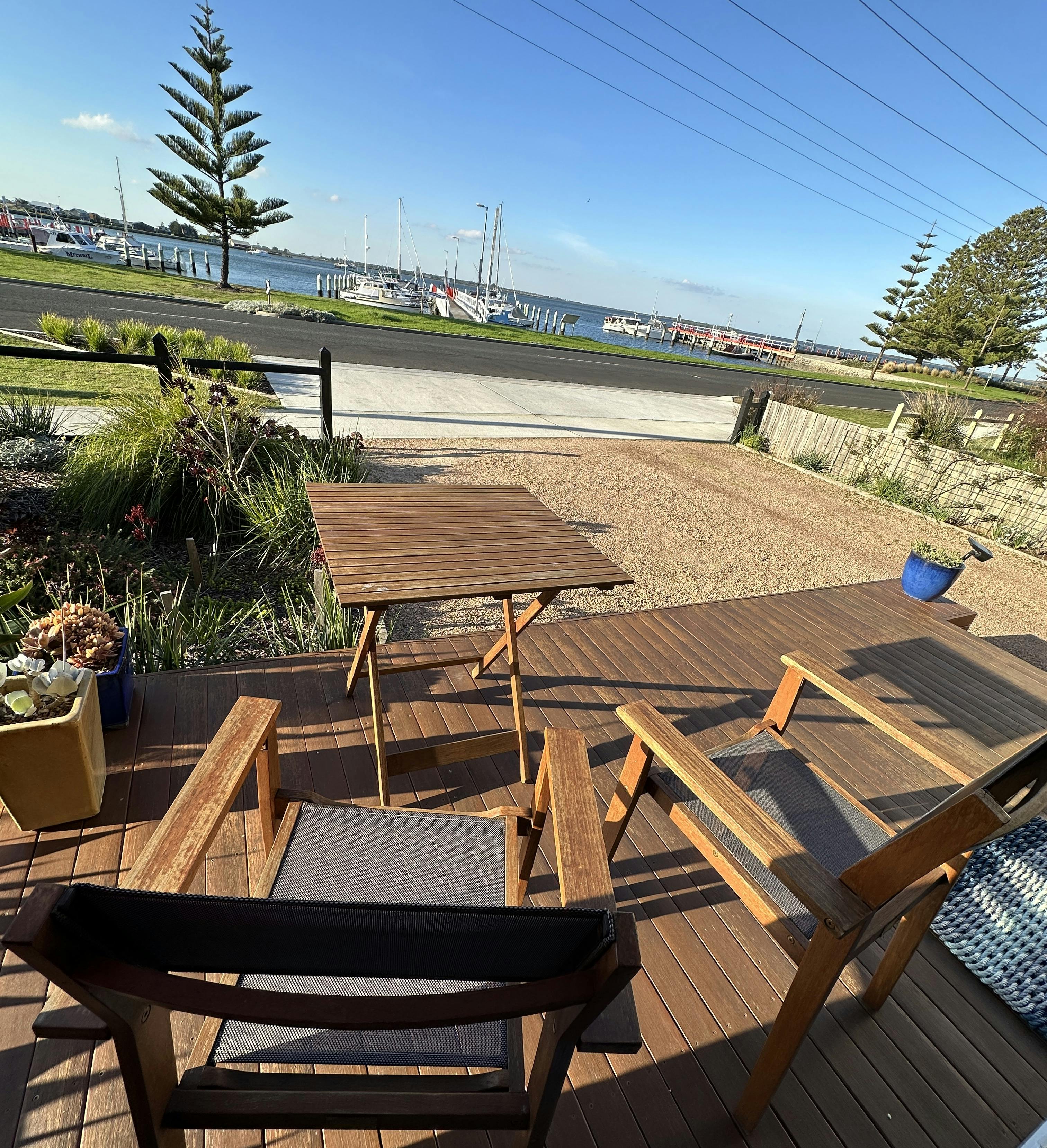 Studio 1 deck outdoor area