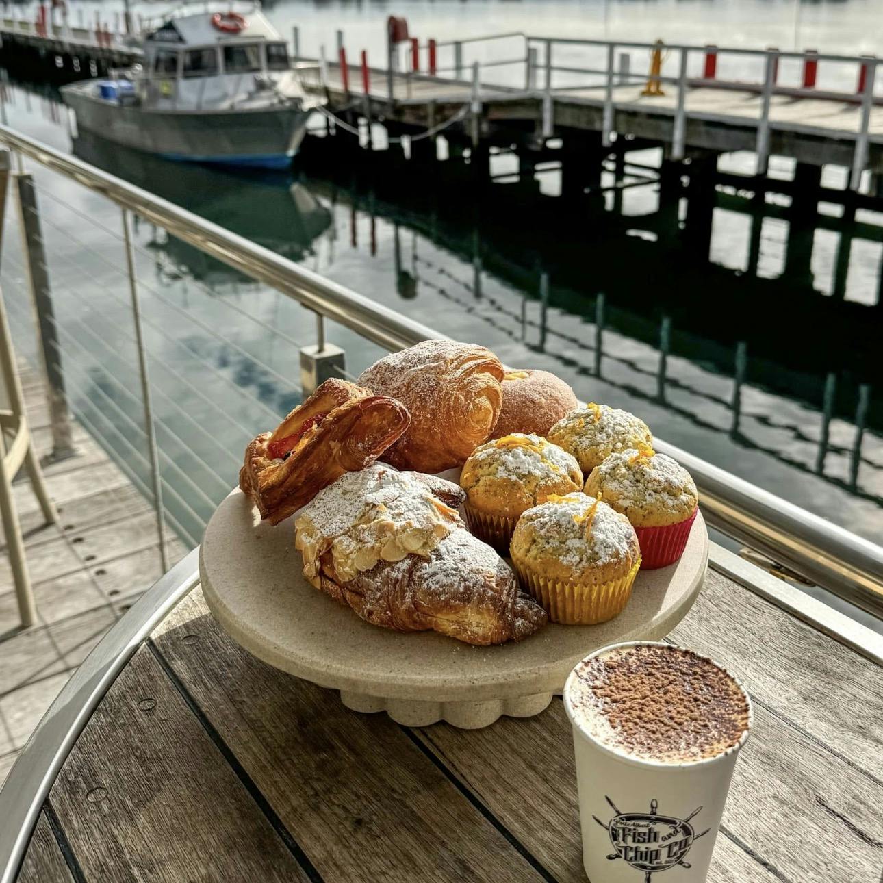 Coffee cakes & pastries at Port Albert Fish & Chip Co