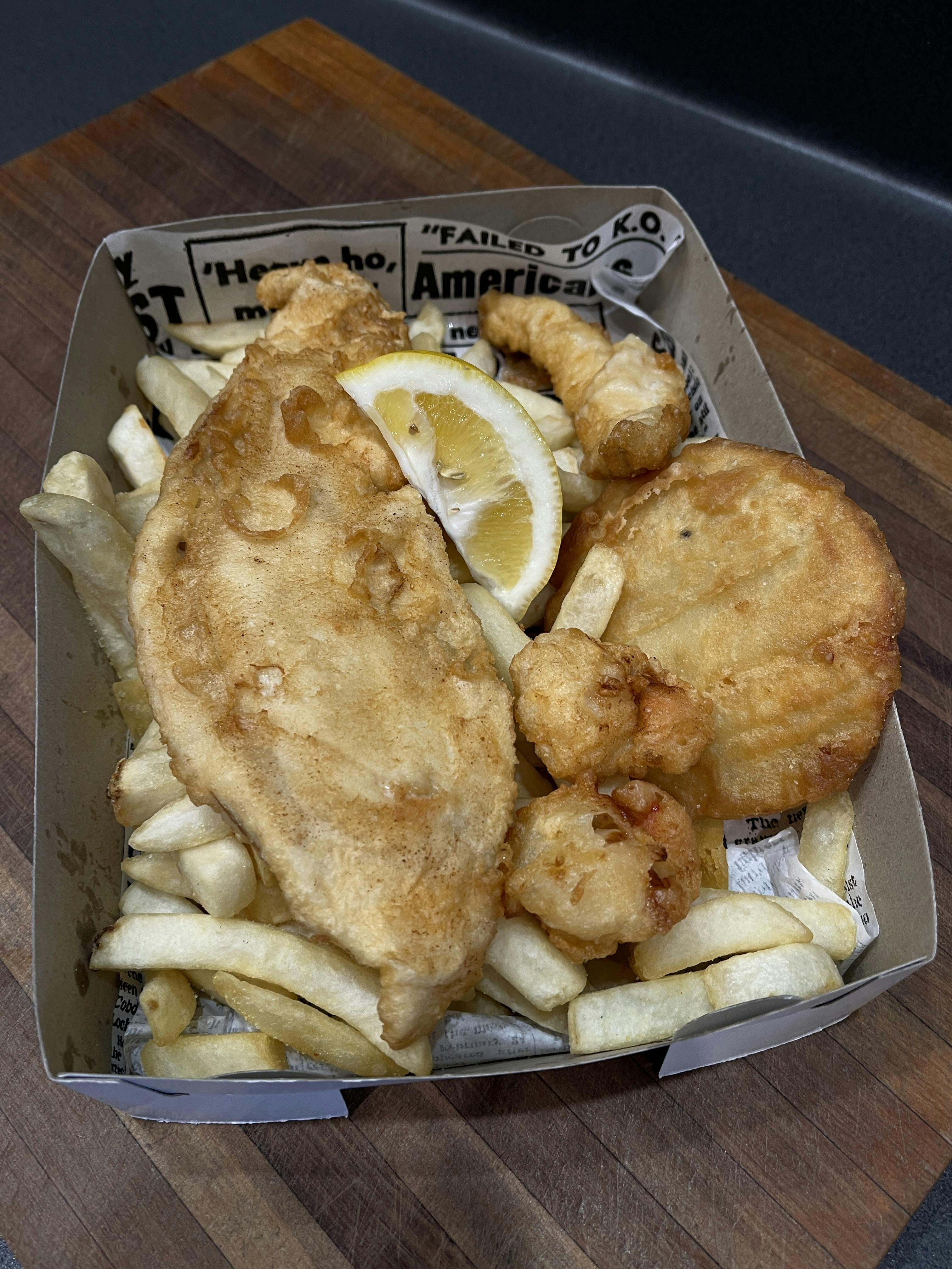 Freshest local fish straight from Cripp family fishing fleet