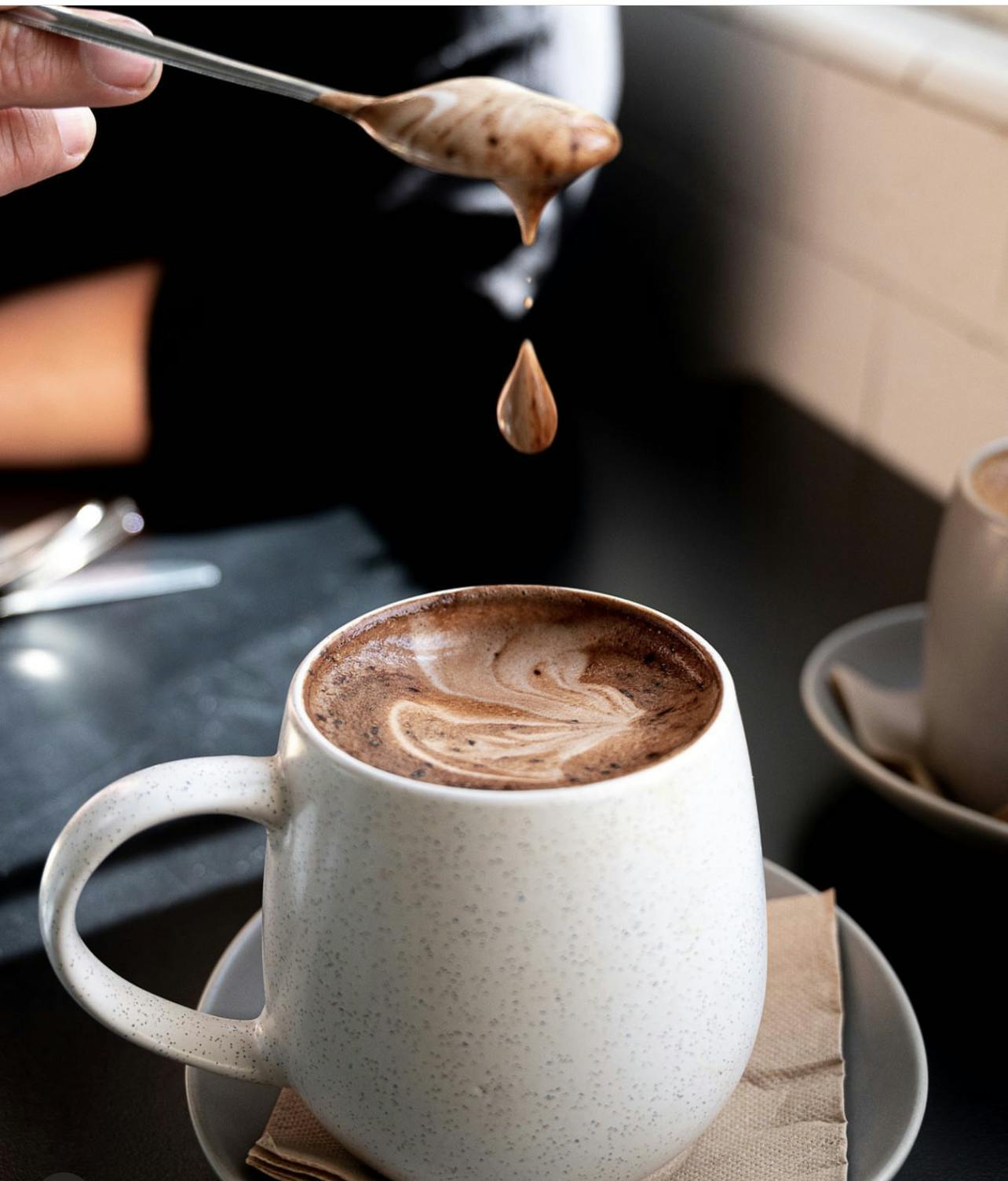 Cafe AGA makes the best hot chocolate