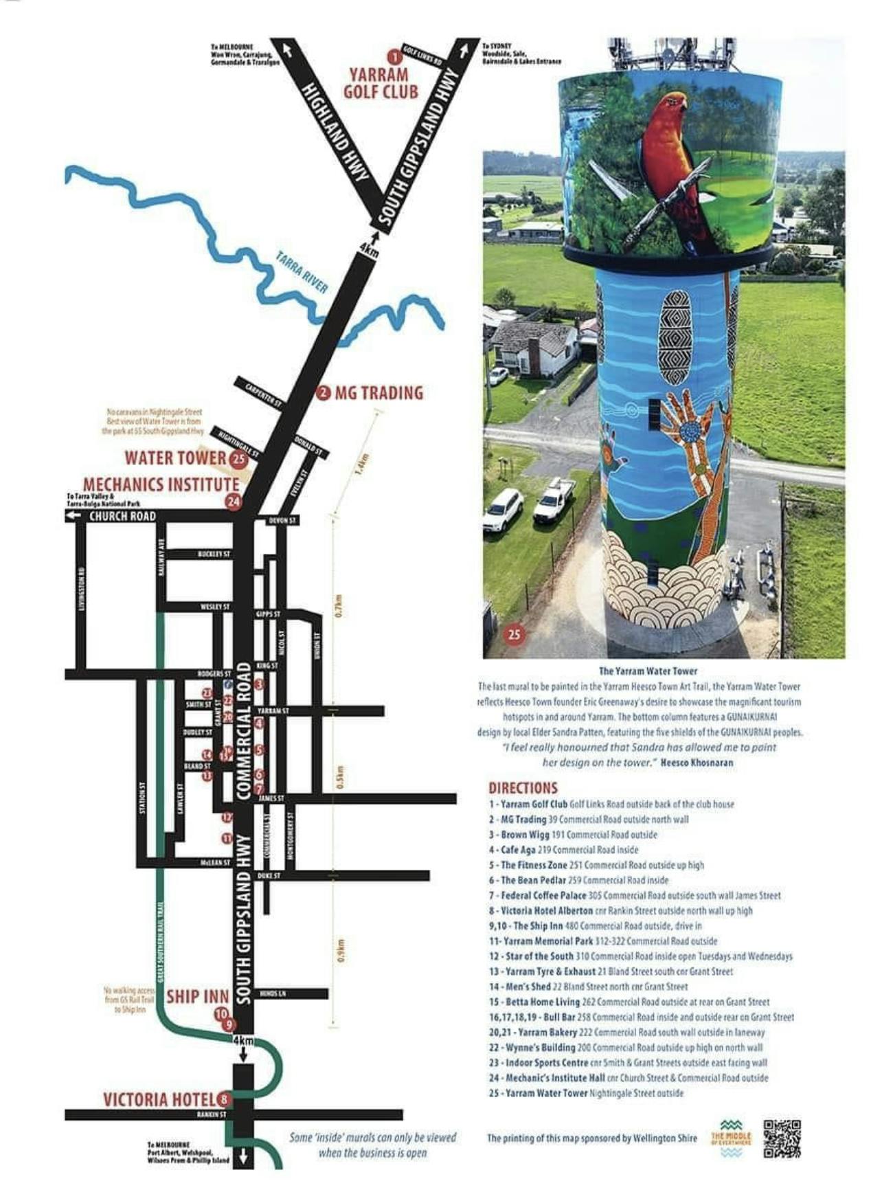 Map Heesco Murals Yarram