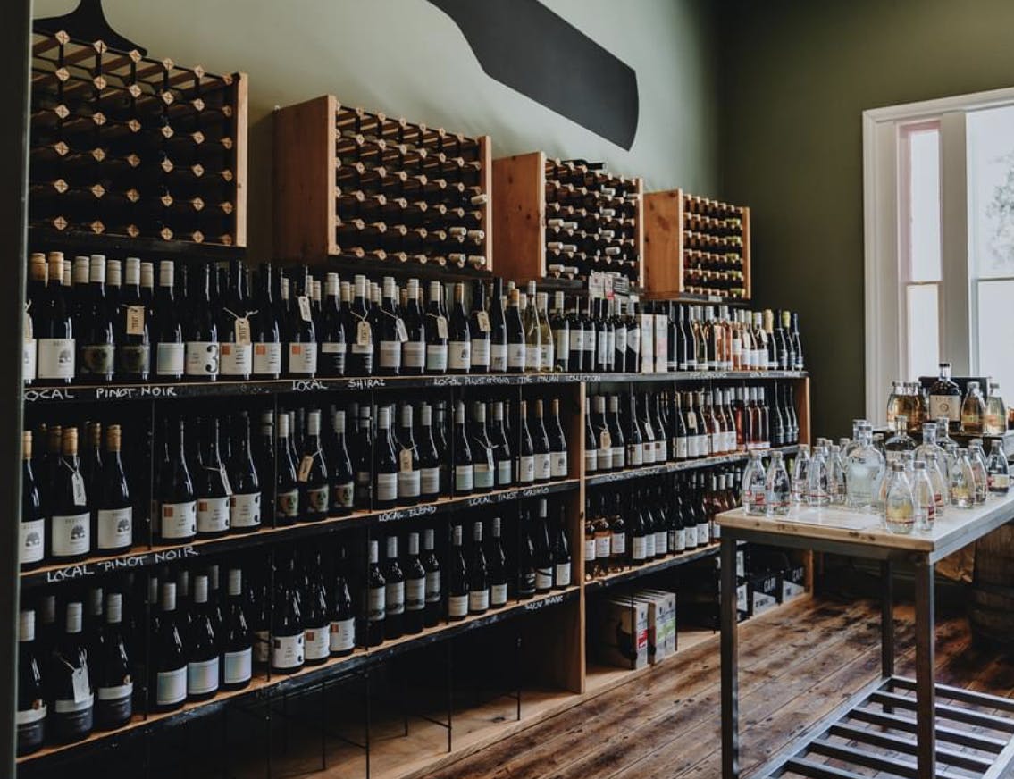 Great selection of local wines Trulli Pantry & Cellar Meeniyan