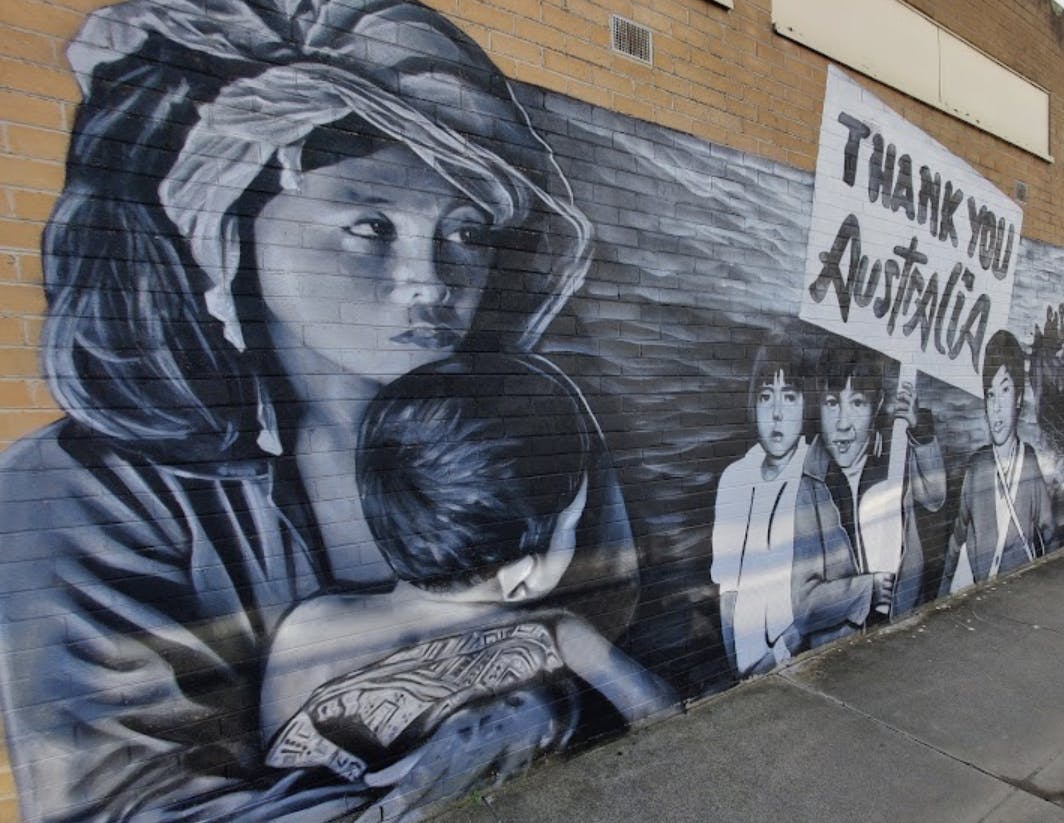 Yarram bakery Heesco mural