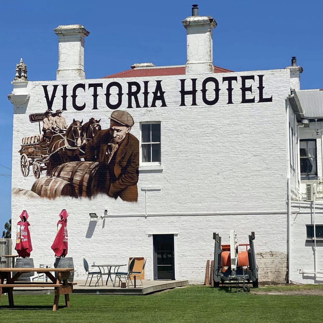 Victoria Hotel Alberton Heesco Town Yarram Mural