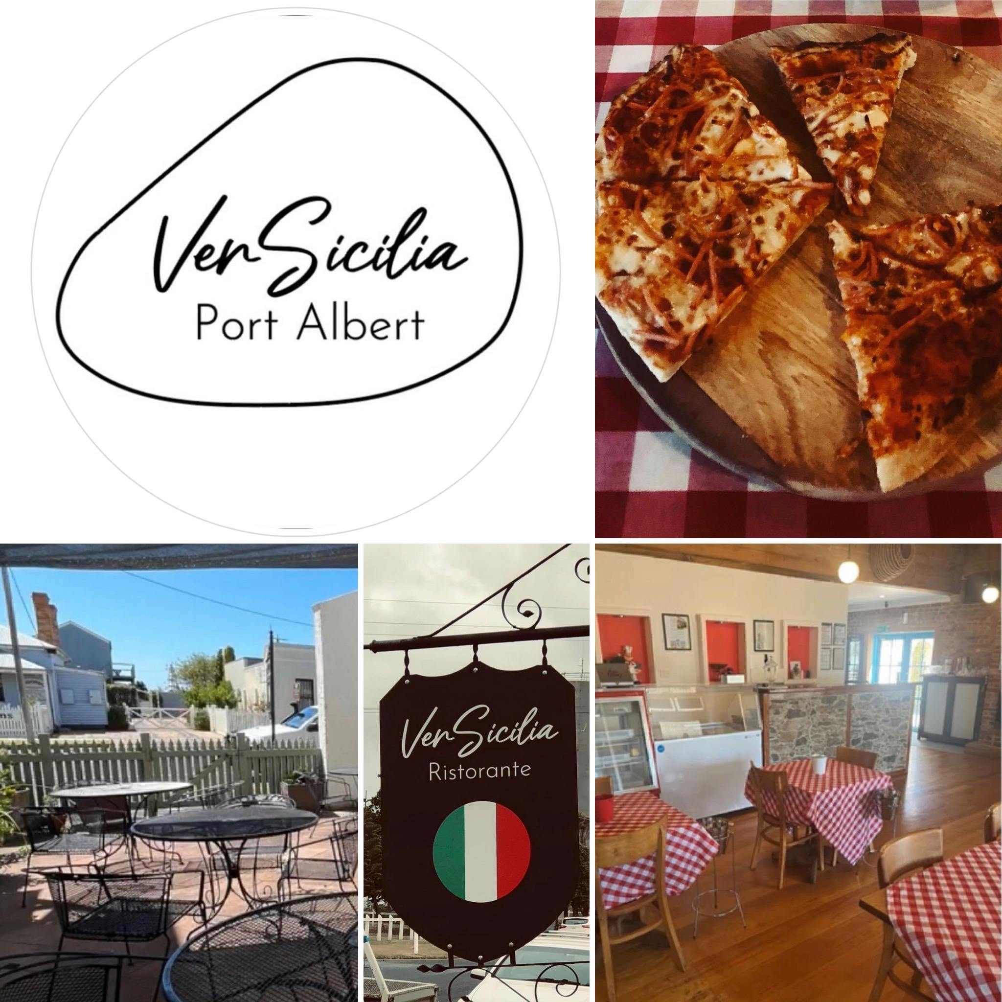 Versicilia Ristorante serves homemade pizza and pasta