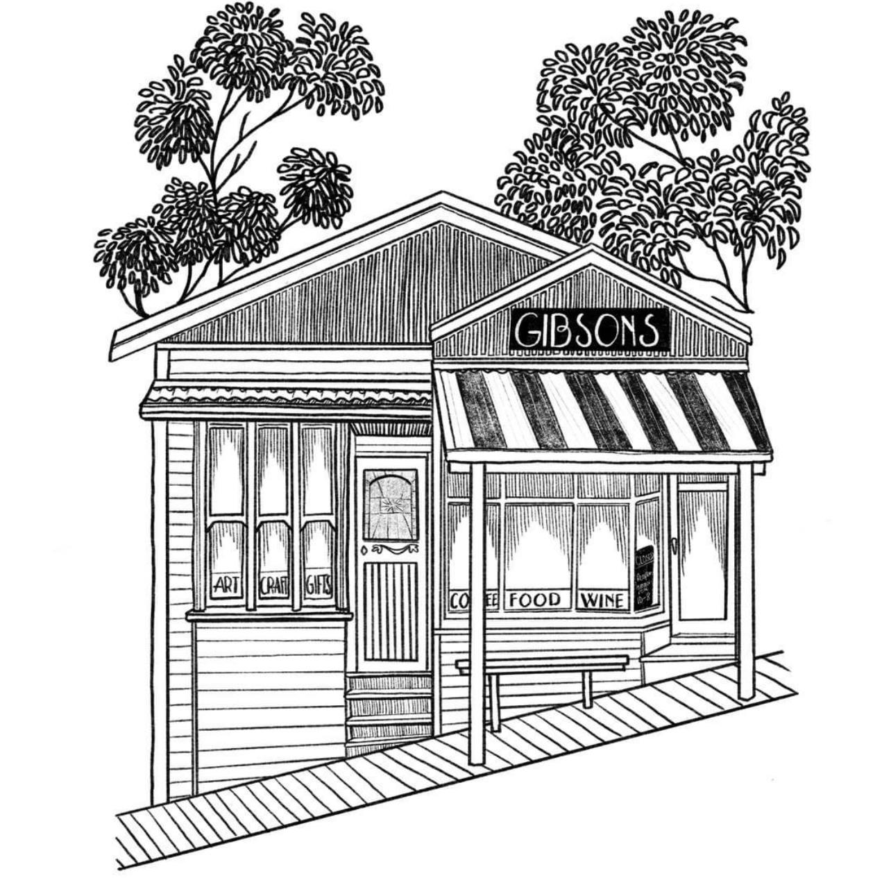 Gibsons is poular cafe and store in Fish Creek