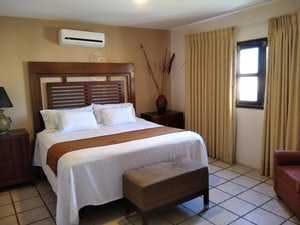 Lobby single with king L3, 2nd floor in the lobby. No view