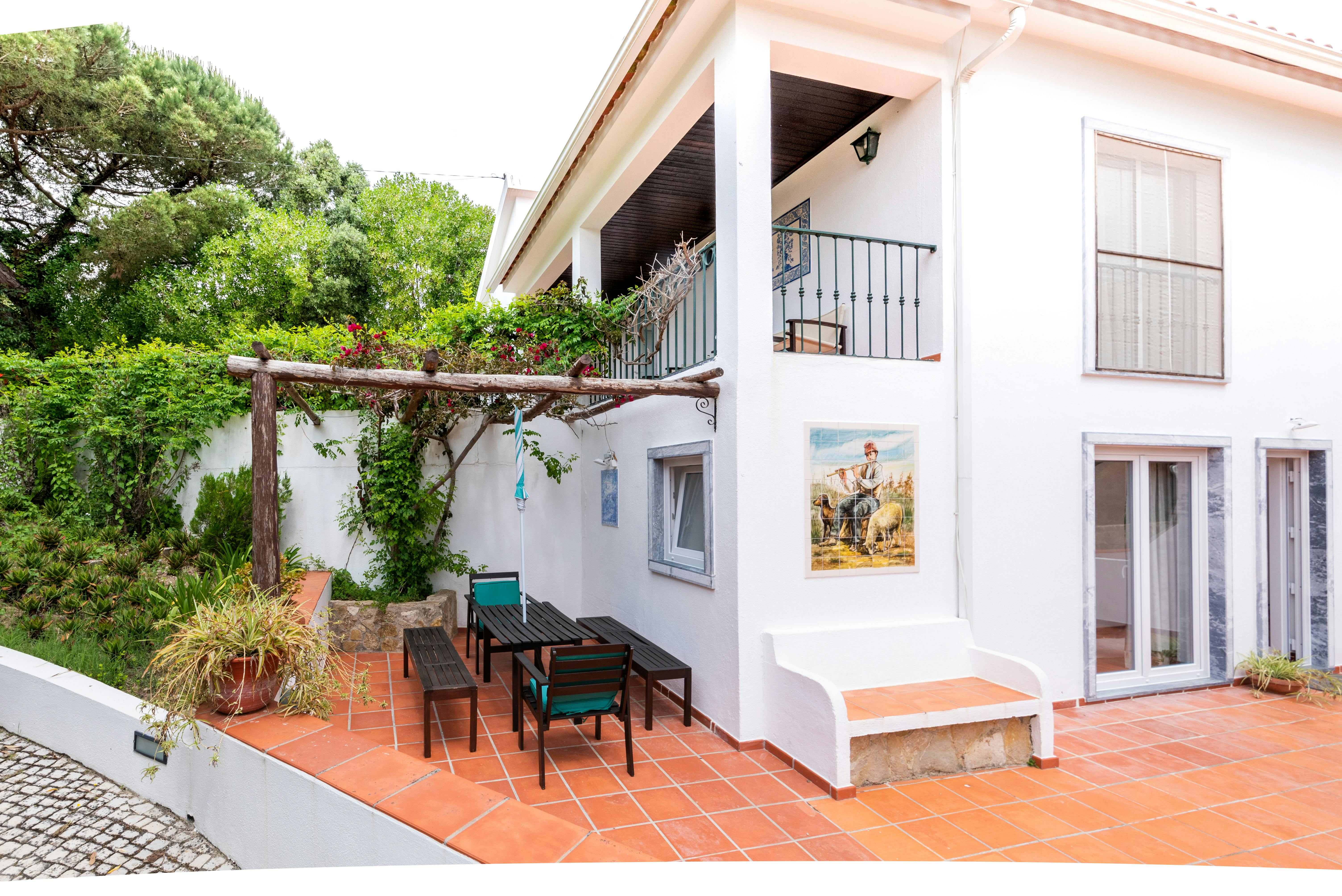 Mountain family room terrace