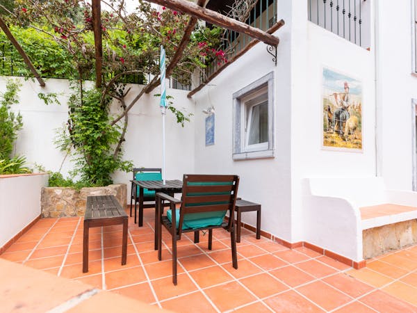 Mountain family room terrace