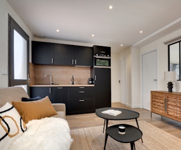 Cuisine de l'appartement Peyrefite à Collioure