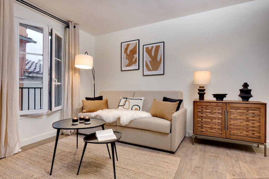 Salon de l'appartement Saint Vincent à Collioure