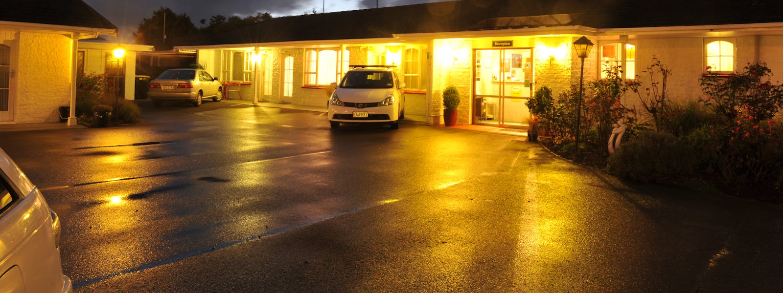 Moody skies at night, Surrey Court