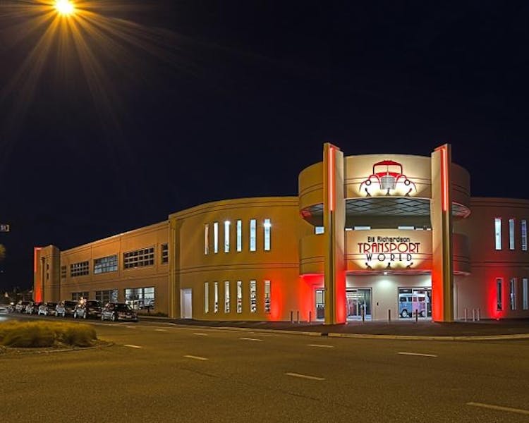 Bill Richardson Transport World - 5 minute walk from us