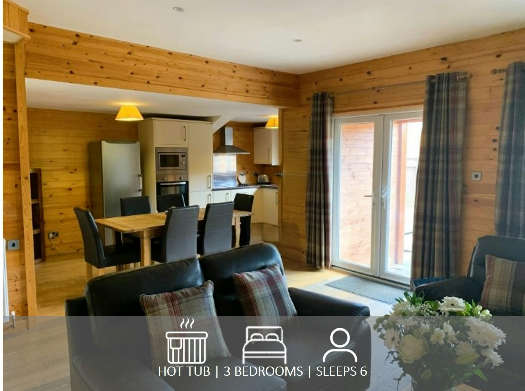 Riverside Lodges Ripon Lodge Overview - hot tub, 3 bedroom, 2 bathroom, sleeps 6