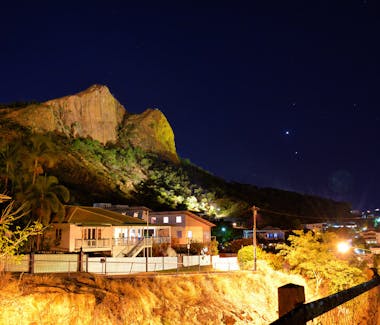 Castle Hill at night