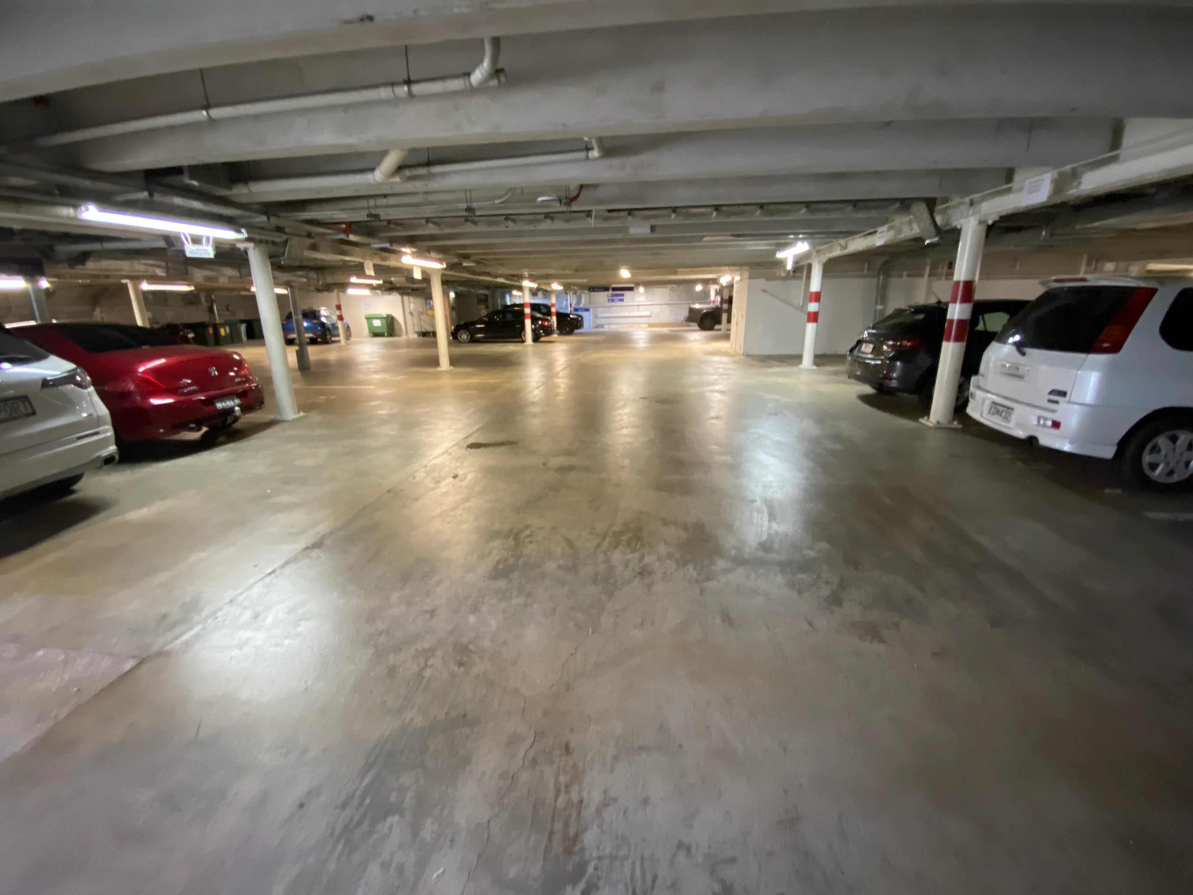 Secure ""Privatge Bay" underground parking.