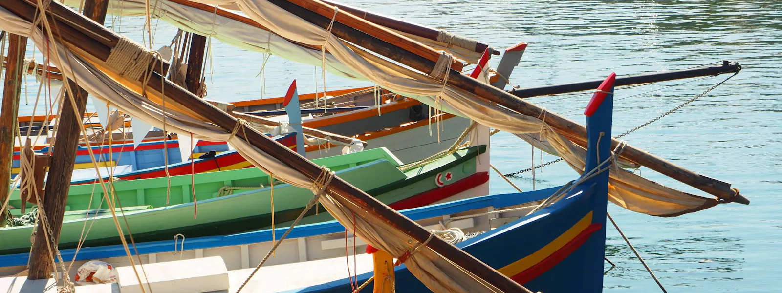 Barques catalane à Collioure