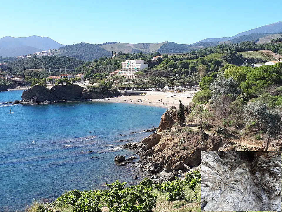 Photo de la plage de la Sana à Banyuls sur Mer