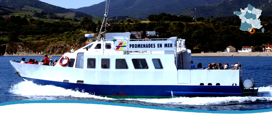 Promenades en mer argeles - collioure - cadaques