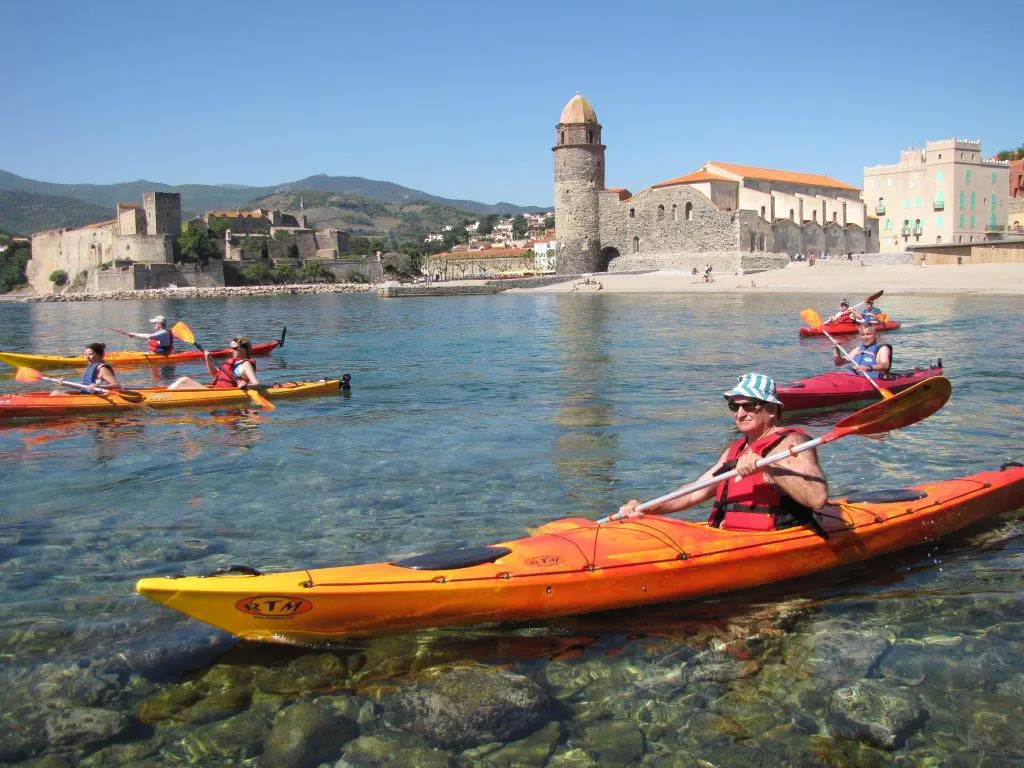 Kayak de mer a collioure