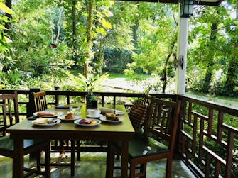 breakfast at restaurant Monoceros Resort, Chiang Mai