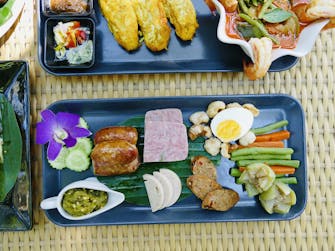 assortment of snacks at Monoceros Resort, Chiang Mai