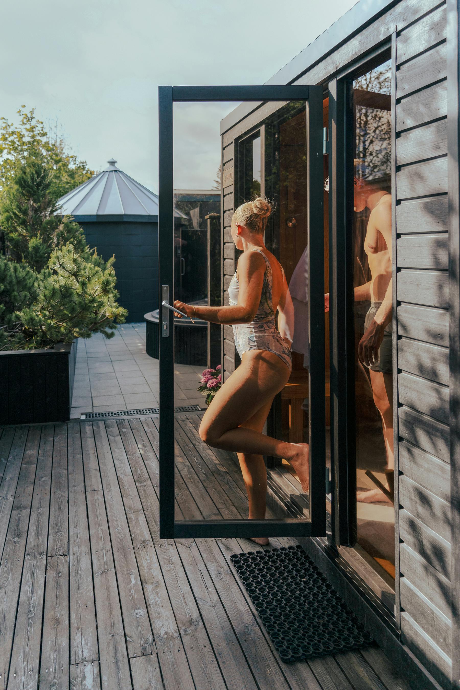 Inni boutique apartments - Outdoor spa area - sauna