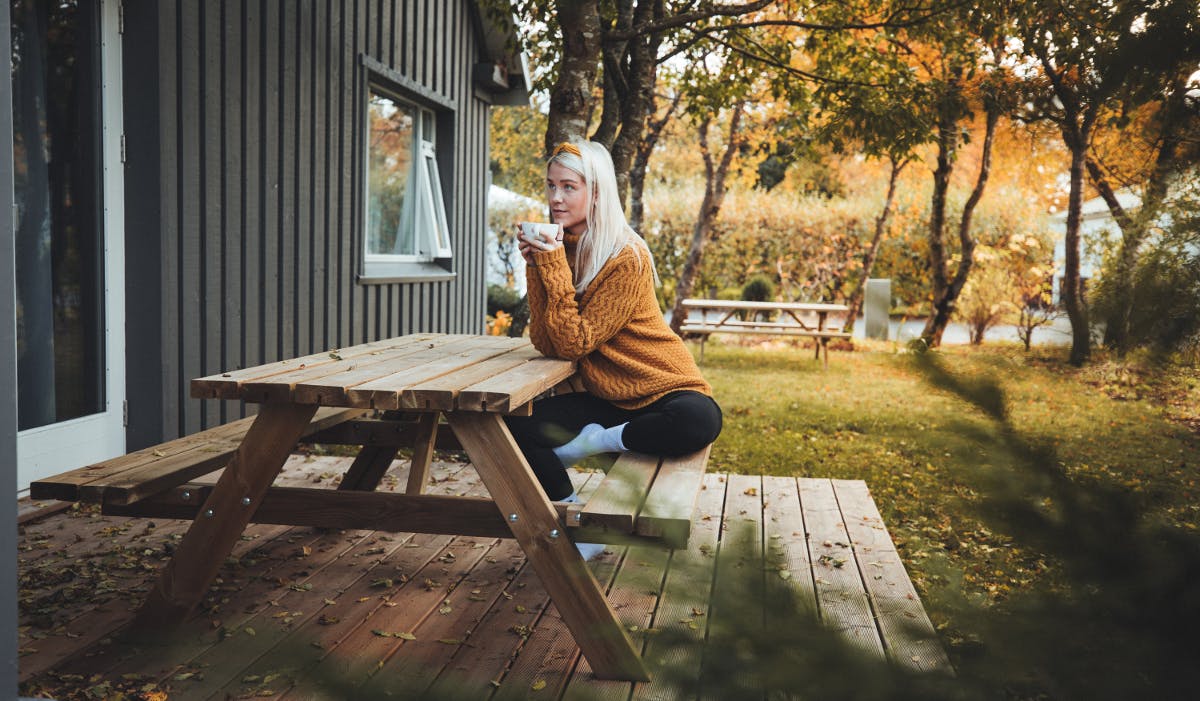 Inni apartments - outdoor deck of Inni 1