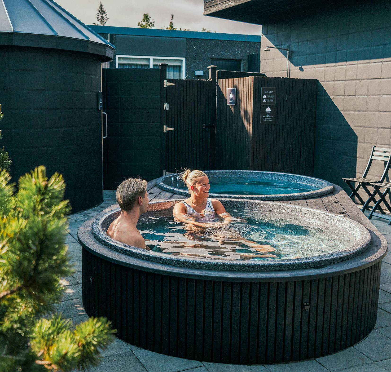 Inni apartments - Outdoor spa area - sauna