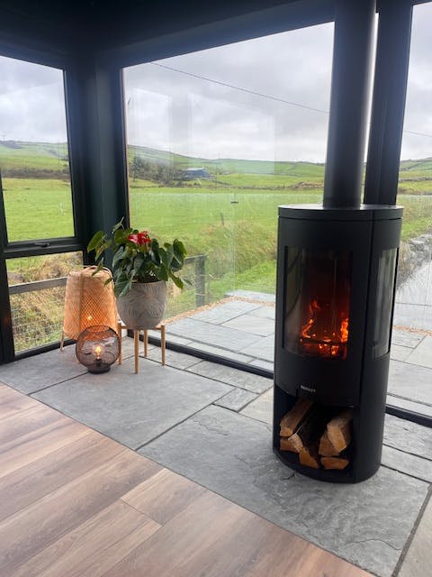 Communal building Stove