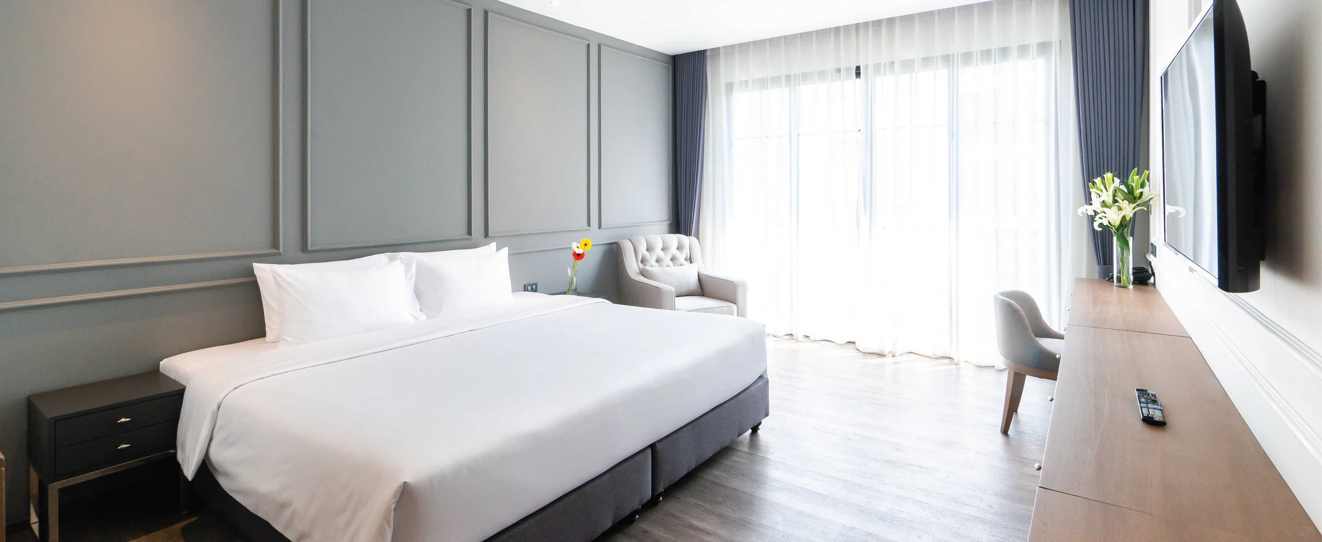 Deluxe Double Bed, Pattaya Hotel, Elegant Hotel, One Patio Hotel, 파타야 호텔, 엘레강트 호텔