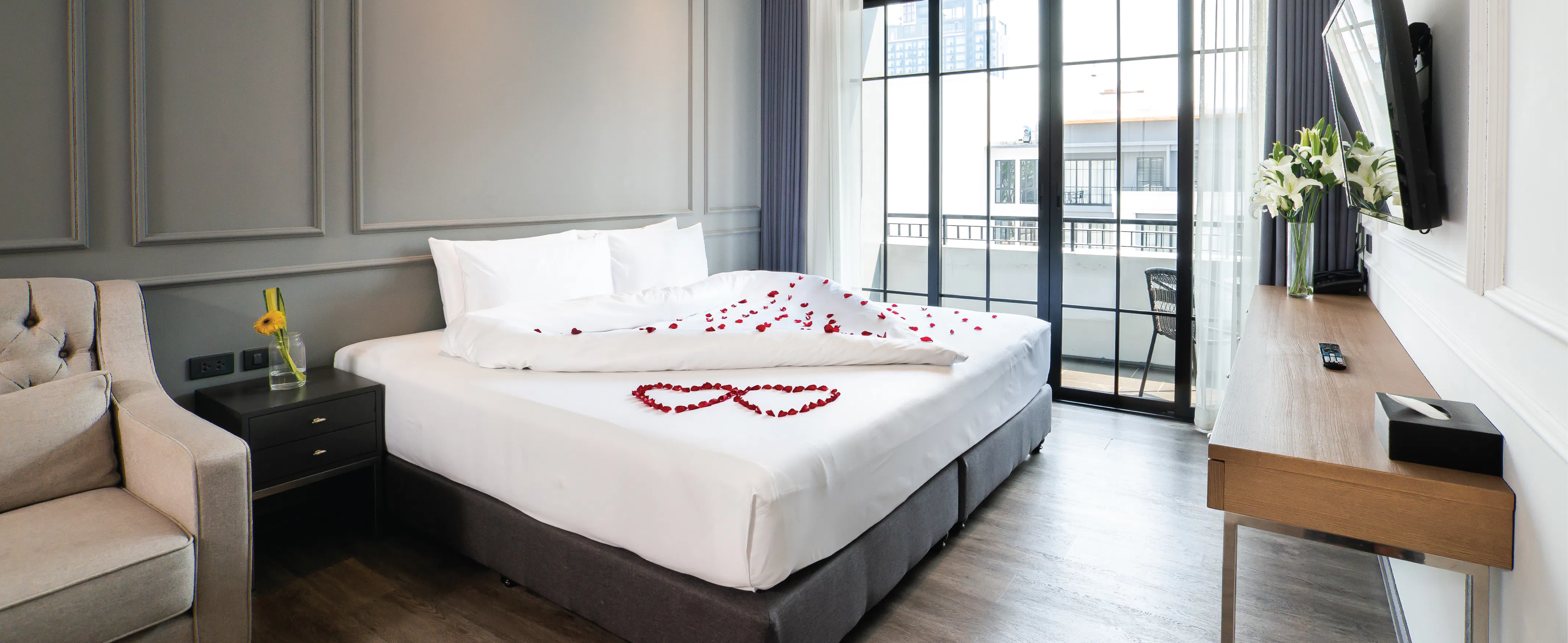 Honeymoon Suite, Pattaya Hotel, Elegant Hotel, One Patio Hotel, 파타야 호텔, 엘레강트 호텔