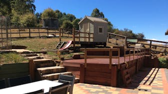 Trappers Lodge entertainment area