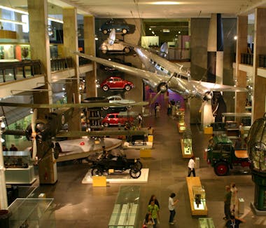 The interior of the Science Museum