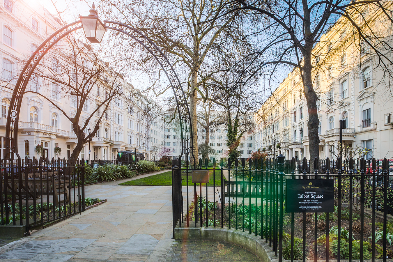 Talbot Square. Next to the Fairways Hotel