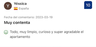 Valoraciones y comentarios reales de los huéspedes que se han alojado en nuestros apartamentos turísticos.