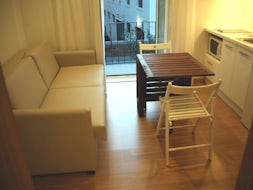 Apartamento studio com varanda