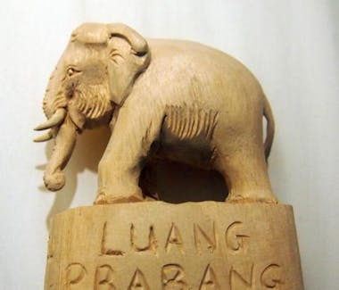 Luang Prabang Backstreet Academy woodwork elephant
