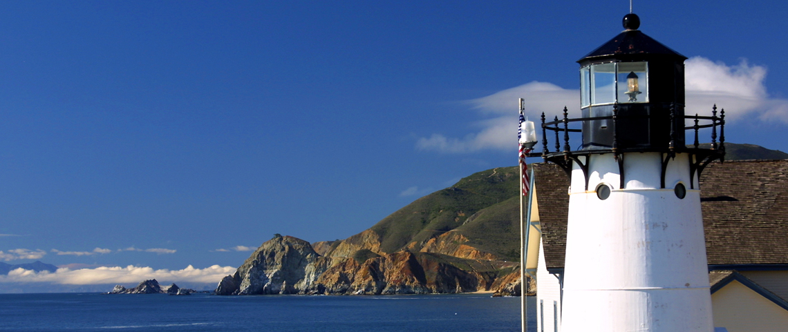 Coastal hills above ocean