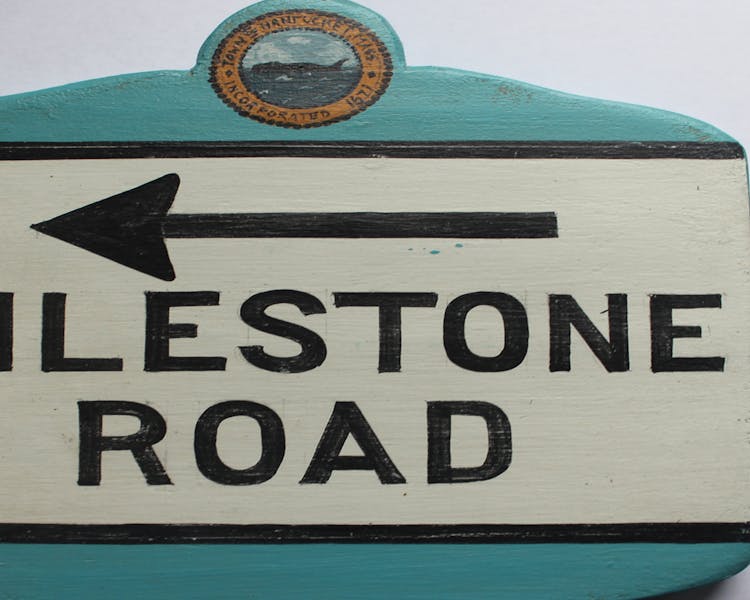 Milestone Road room sign