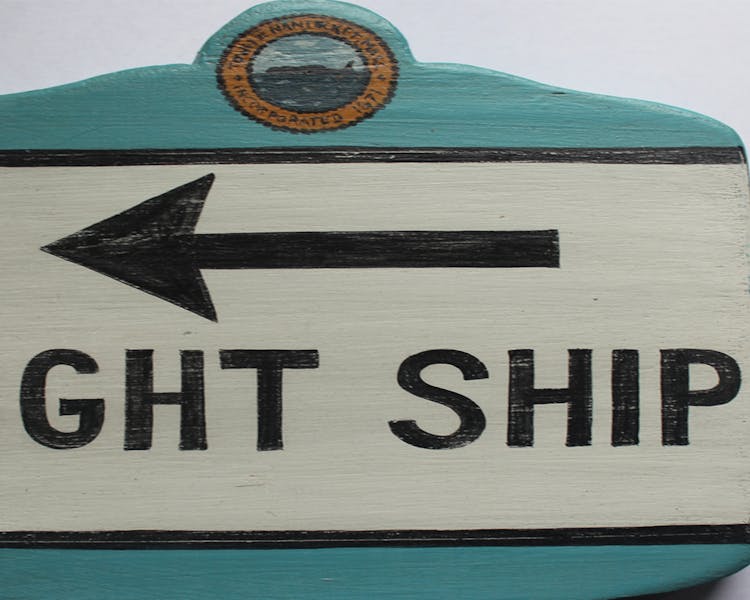 Light Ship room sign