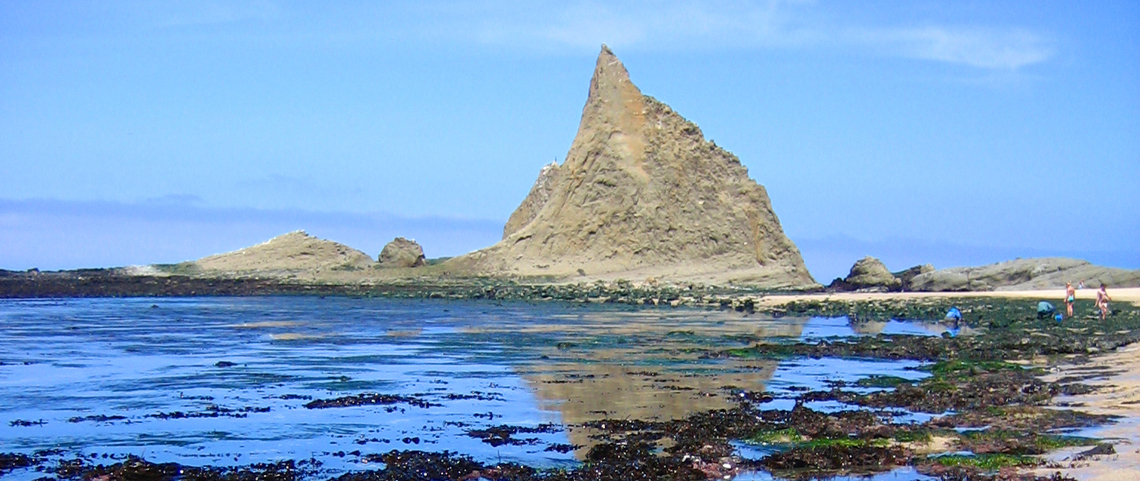 Coastal rock formations