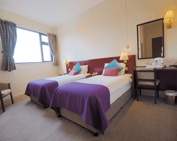 Caladh Inn Stornoway Accessible Room with Harris Tweed furnishings