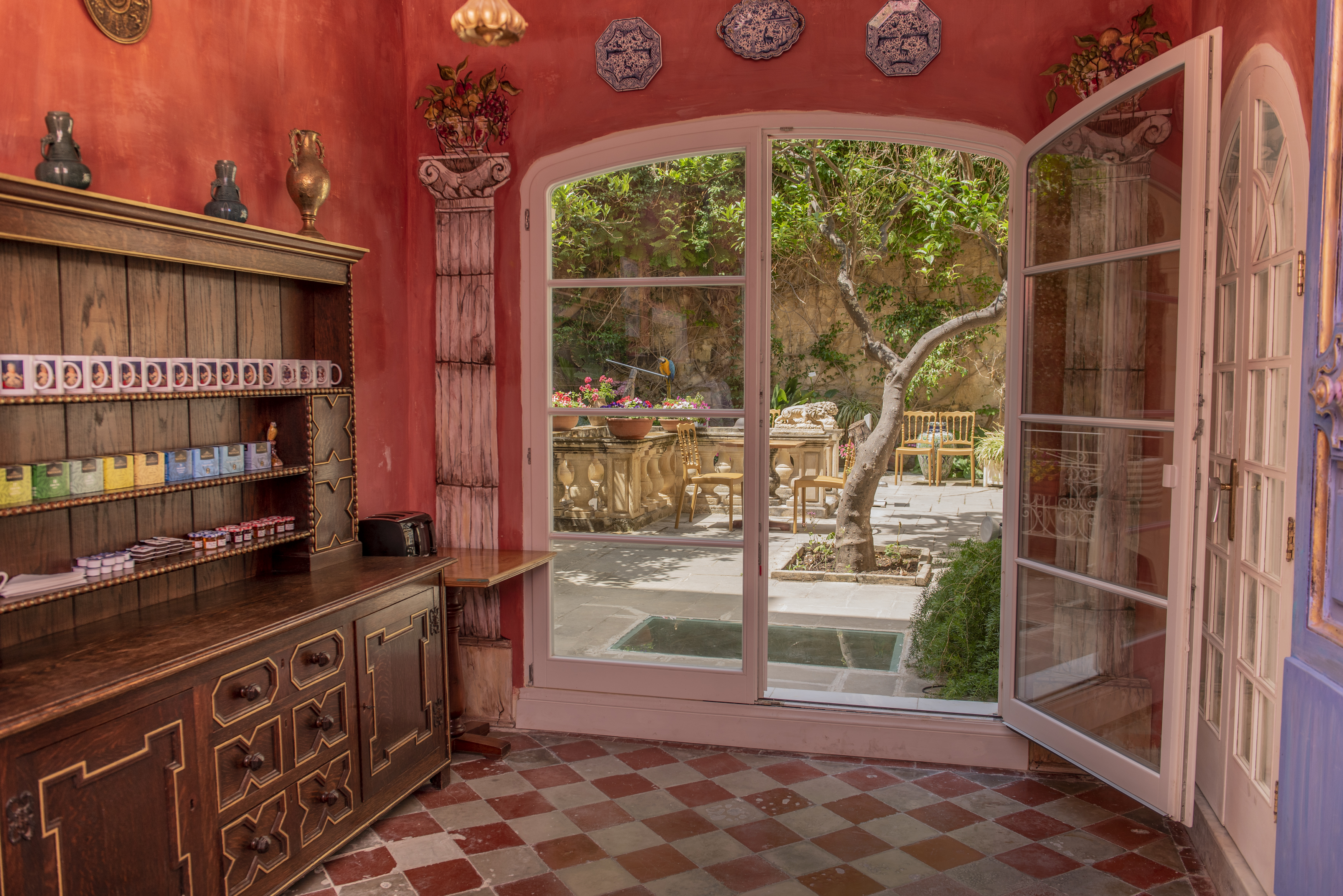 Breakfast Room at Casa Rocca Piccola