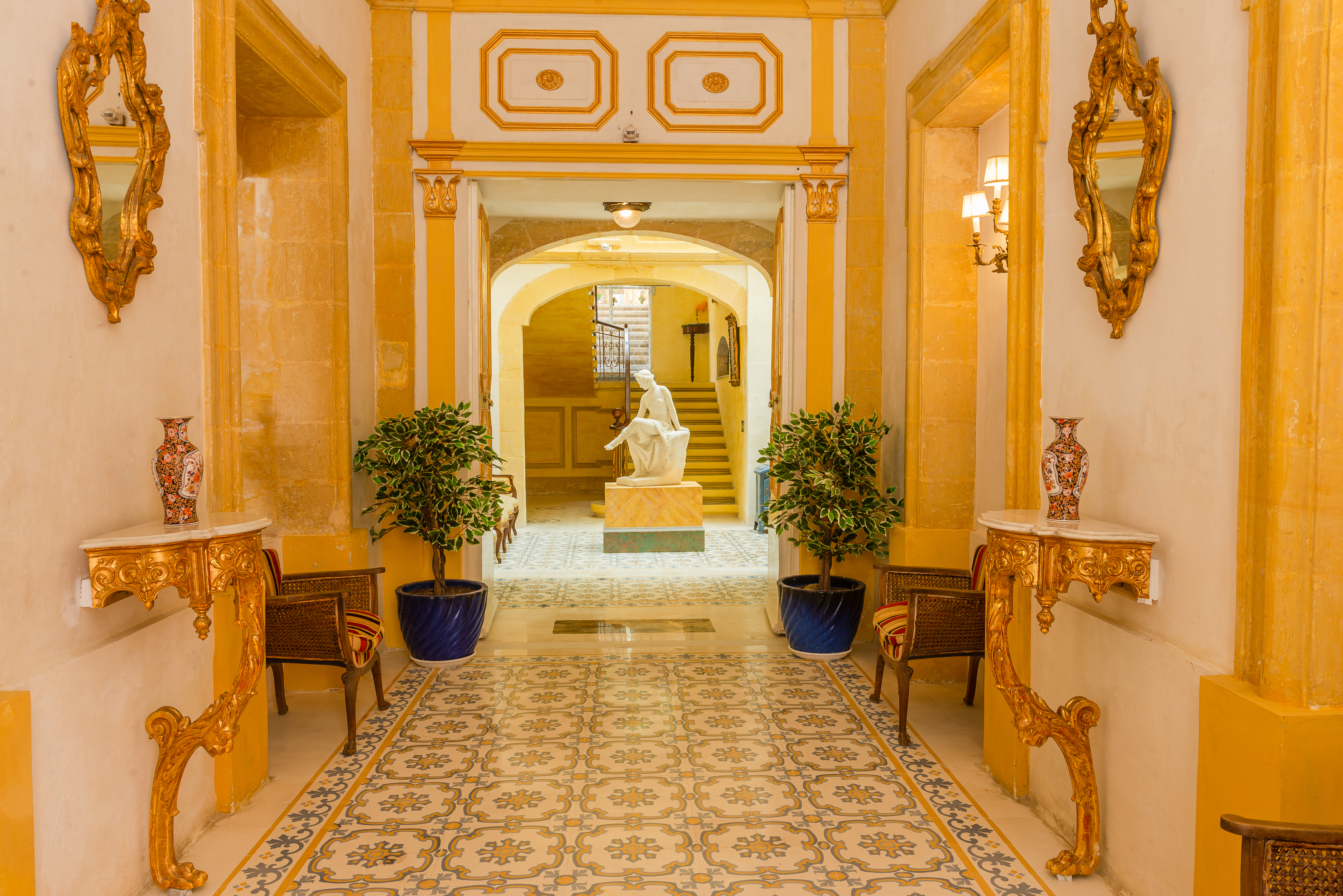 Entrance hall at Casa Rocca Piccola